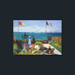 Lienzo Jardín en Sainte-Adresse | Claude Monet<br><div class="desc">Jardín en Sainte-Adresse o Jardin à Sainte-Adresse (1867) del impresionista francés Claude Monet. El cuadro representa una escena de ocio contemporáneo iluminada por el sol en la localidad costera de Sainte-Adresse,  en Monet. Utilice las herramientas de diseño para agregar texto personalizado o personalizar la imagen.</div>