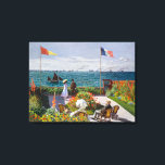 Lienzo Jardín en Sainte-Adresse | Claude Monet |<br><div class="desc">El jardín del Sainte-Adresse es un cuadro de Claude Monet de 1867.</div>