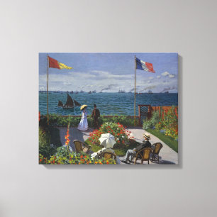 Lienzo Jardín en Sainte-Adresse de Claude Monet