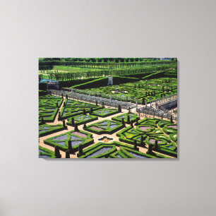 Lienzo Jardín en Villandry Chateau, Indre-et-Loire,