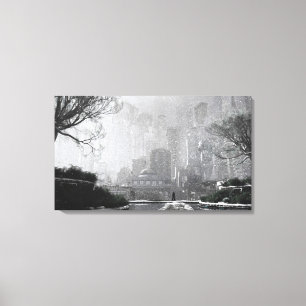 Lienzo Jardín Gótico (Invierno)