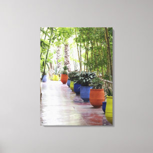 Lienzo Jardin Majorelle, Majorelle Garden, ahora público