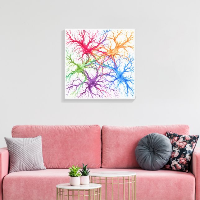 Lienzo Jardín Neural (Insitu (Sala de estar))