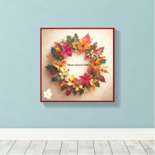 Lienzo "Jardín secreto de Santa"