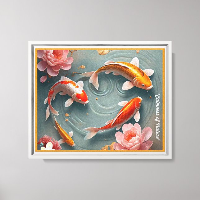 Lienzo "Jardín Zen" (Anverso)