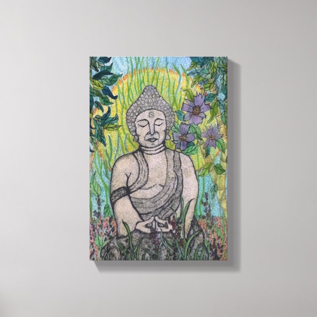 Lienzo Jardín Zen (Anverso)