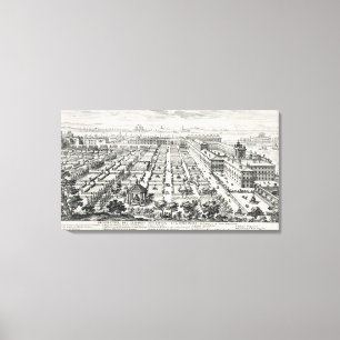 Lienzo Jardines del Quirinale, de 'Li Giardini di Rom