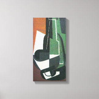 Lienzo Jarra de vino por Juan Gris, Cubismo Vintage