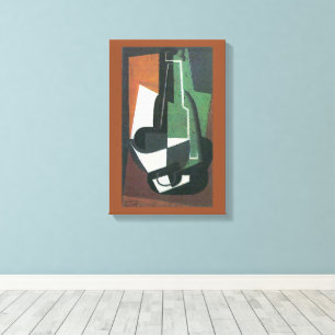Lienzo Jarra de vino por Juan Gris, Cubismo Vintage