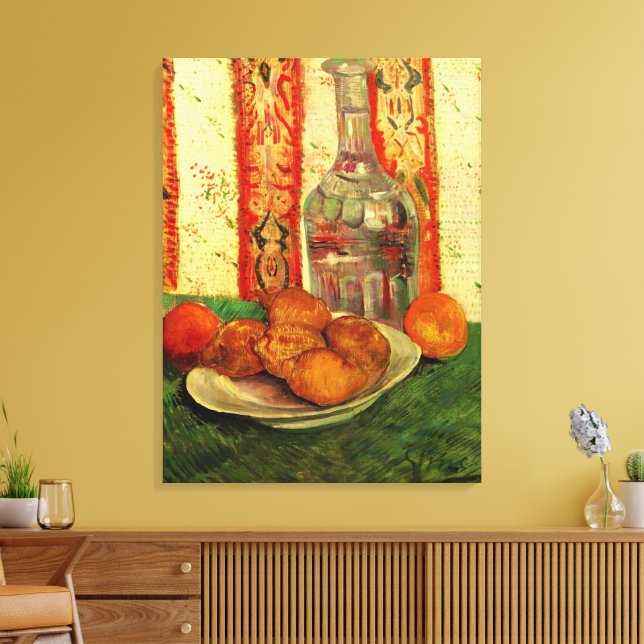 Lienzo Jarra y limones en bodegón de Vincent van Gogh (Insitu (Sala de estar))