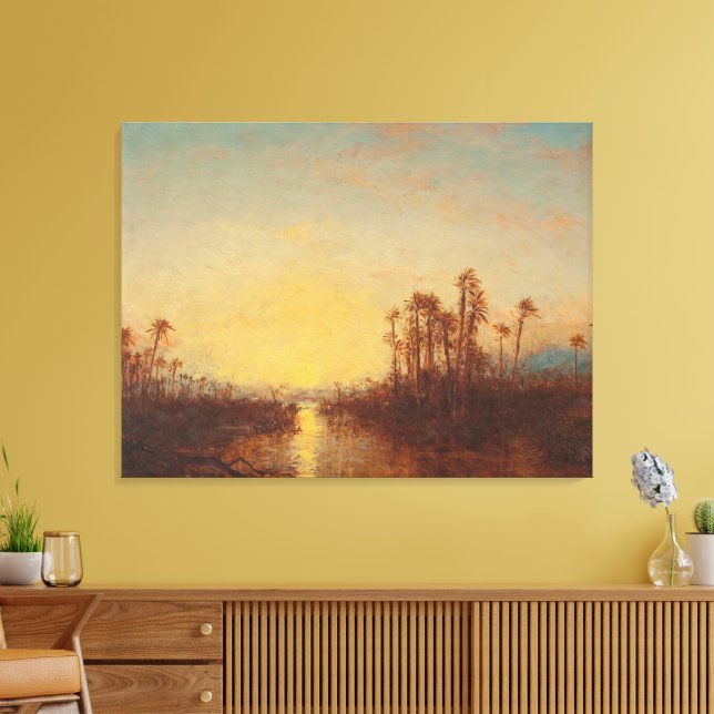 Lienzo Jartum, Coucher De Soleil - Félix Ziem (Insitu (Sala de estar))