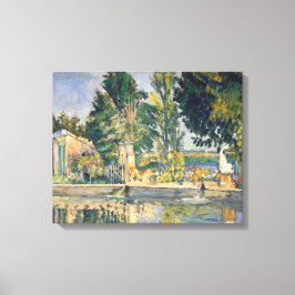 Lienzo Jas de Bouffan El Estanque - Paul Cezanne - c1876