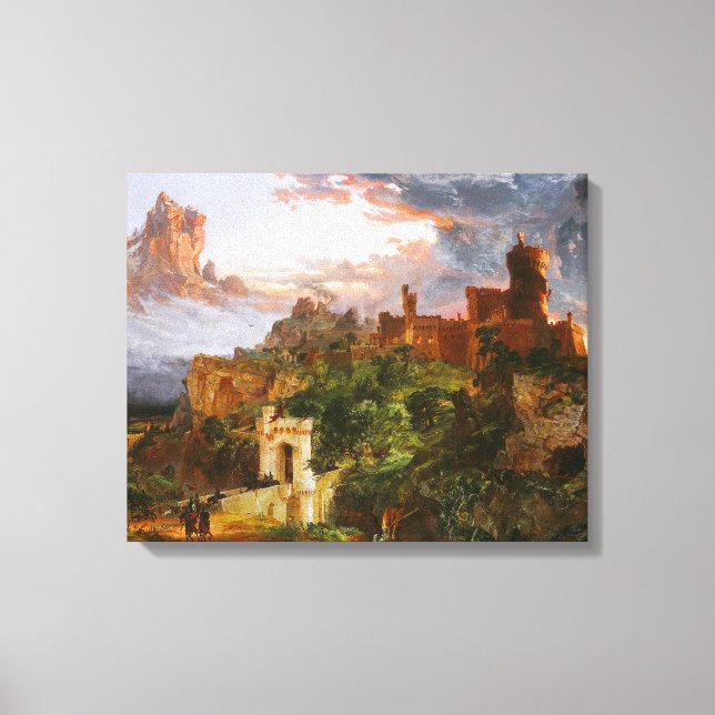 LIENZO JASPER FRANCIS CROPSEY - EL ESPÍRITU DE LA GUERRA  (Anverso)