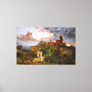 LIENZO JASPER FRANCIS CROPSEY - EL ESPÍRITU DE LA GUERRA 