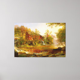 LIENZO JASPER FRANCIS CROPSEY - EL VIEJO MILL - 1876 -