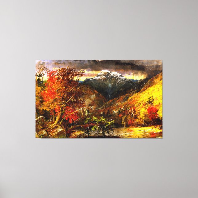 Lienzo JASPER FRANCIS CROPSEY - Otoño en Estados Unidos - (Anverso)