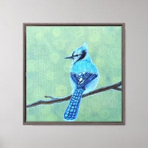 Lienzo Jay Bird Azul