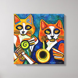 Lienzo Jazz Cats