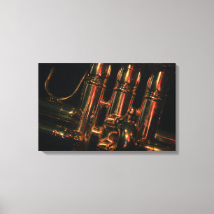 Lienzo Jazz de la luz roja