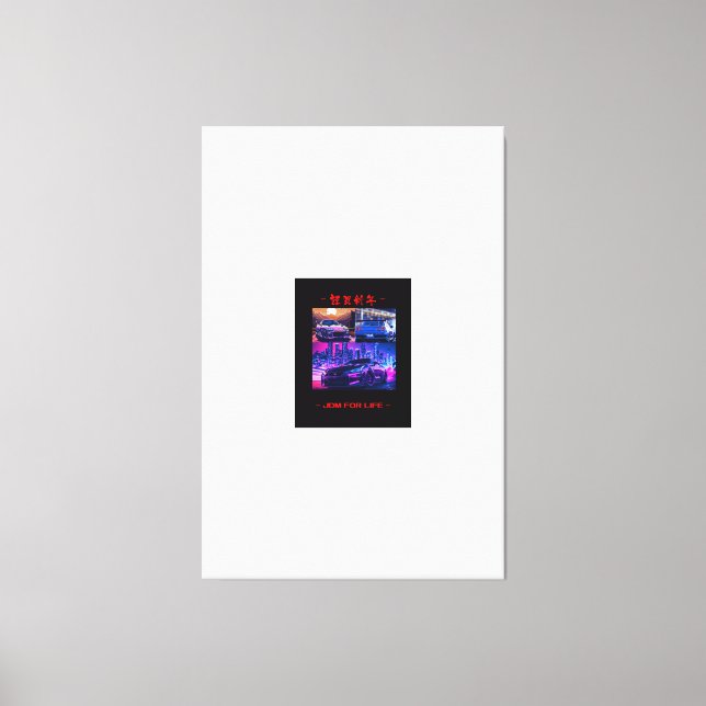Lienzo JDM Car Collection Canvas Print Wall Art (Anverso)