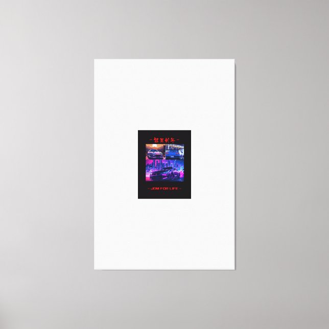 Lienzo JDM Car Collection Canvas Print Wall Art (Anverso)