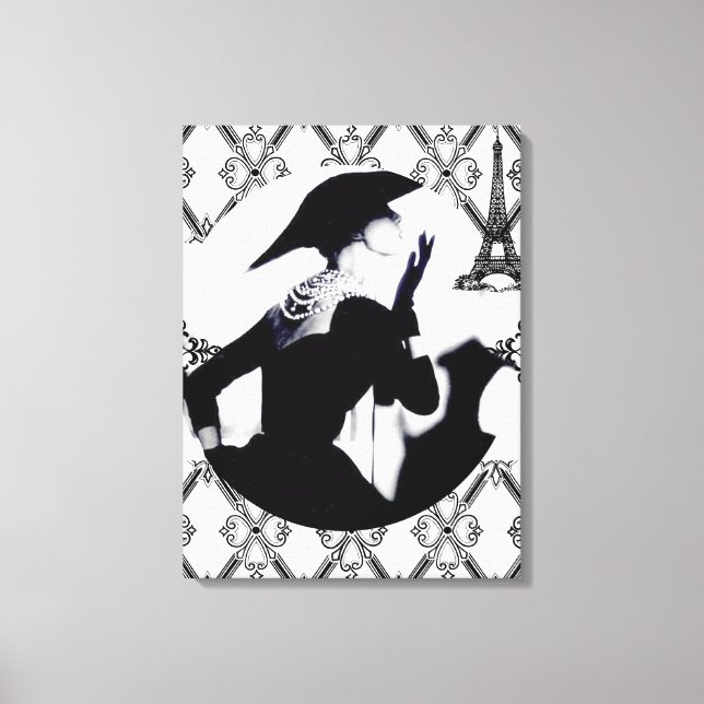 Lienzo Je T'aime Paris (Amo París) (Anverso)