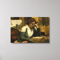 Jean-Baptiste-Camille Corot - Chica joven leyendo