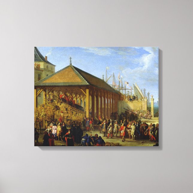 Lienzo Jean-Baptiste Colbert Marquis de Seignelay (Anverso)