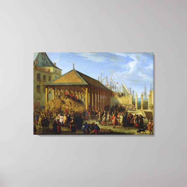 Lienzo Jean-Baptiste Colbert Marquis de Seignelay (Anverso)