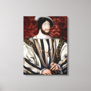 Lienzo Jean Clouet - Francisco I, Rey de Francia
