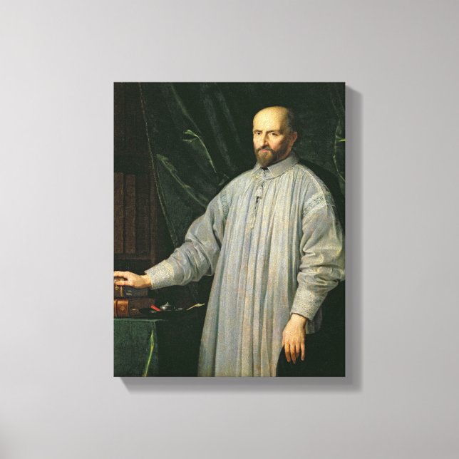 Lienzo Jean Duvergier de Hauranne Abbot (Anverso)