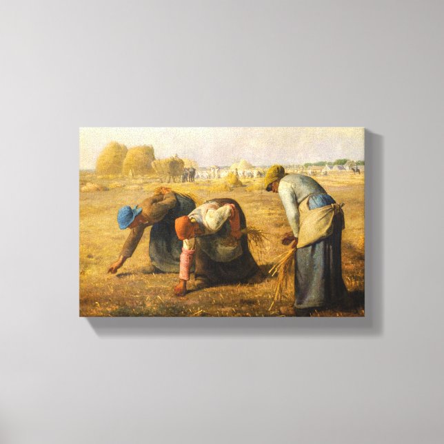 Lienzo Jean-Francois Millet - The Gleaners (Anverso)