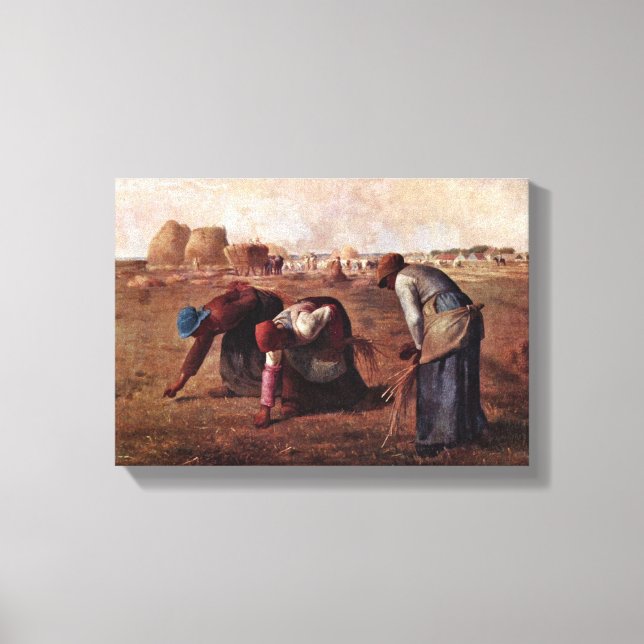 Lienzo Jean-Francois Millet - The Gleaners (Anverso)