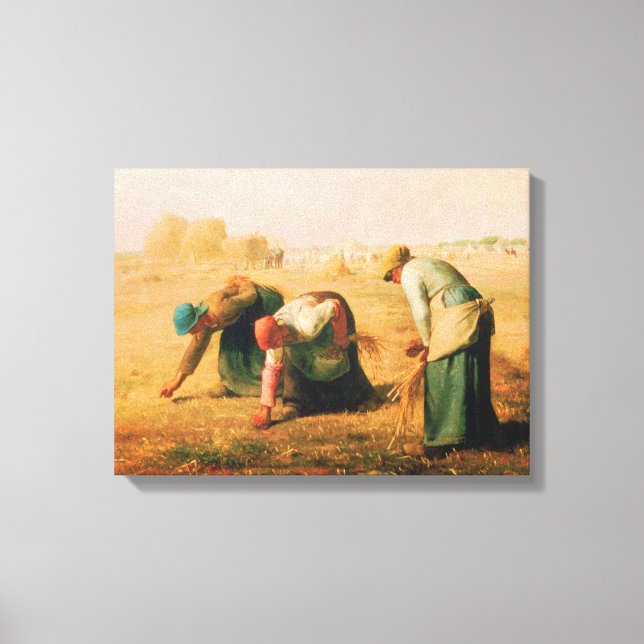 Lienzo Jean Francois Millet - The Gleaners 1857 (Anverso)