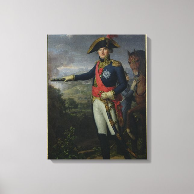 Lienzo Jean Mathieu Philibert Serurier Comte d'Empire (Anverso)