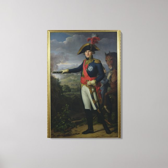 Lienzo Jean Mathieu Philibert Serurier Comte d'Empire (Anverso)