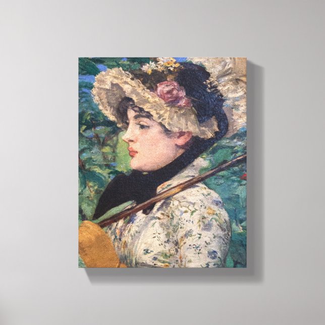 Lienzo Jeanne (Primavera) De Édouard Manet (Anverso)