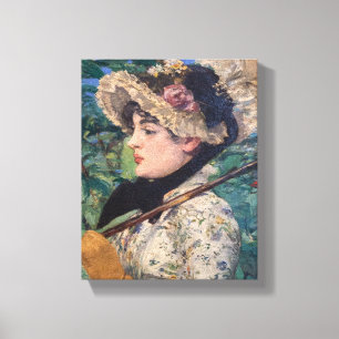 Lienzo Jeanne (Primavera) Por Édouard Manet