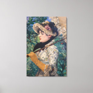 Lienzo Jeanne (Primavera) Por Édouard Manet