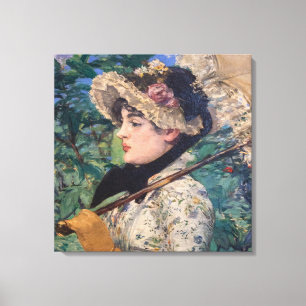 Lienzo Jeanne (Primavera) Por Édouard Manet