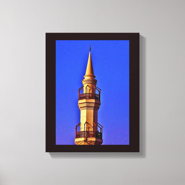 Lienzo Jeddah Minaret (Anverso)