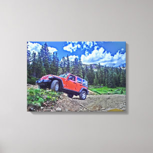Lienzo Jeep Adventure