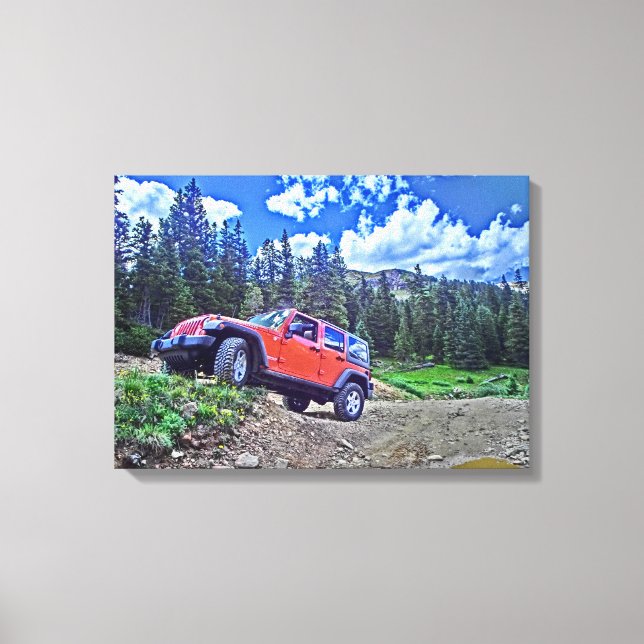 Lienzo Jeep Adventure (Anverso)