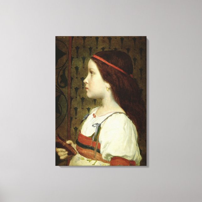 Lienzo Jefe de un niño, 1866 (Anverso)