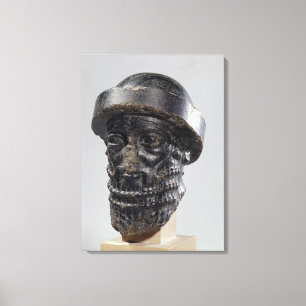 Lienzo Jefe de un rey, posiblemente Hammurabi, rey de Bab