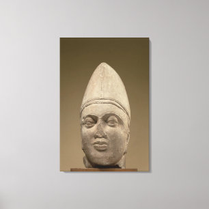 Lienzo Jefe de un Scythian, piedra arenisca roja, ANUNCIO