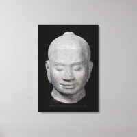 Jefe del Rey Jayavarman VII Estilo Bayon