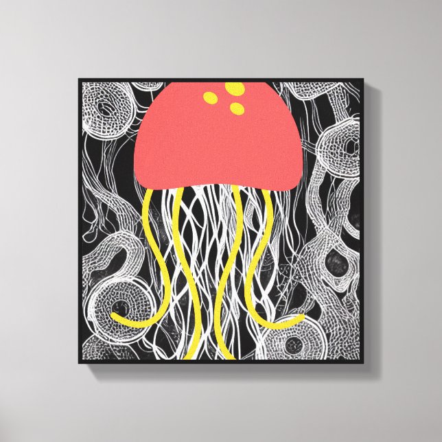 Lienzo Jellyfish (Anverso)