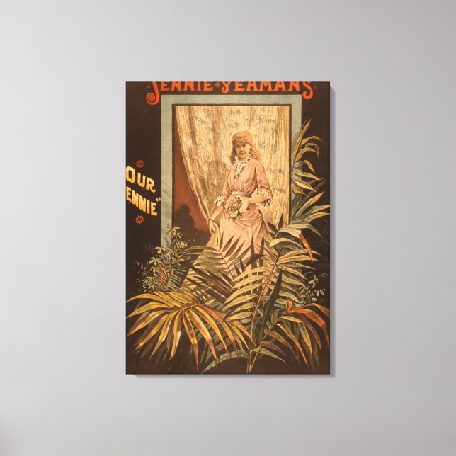 Lienzo Jennie Yeamans Poster del juego "Our Jennie" (Anverso)
