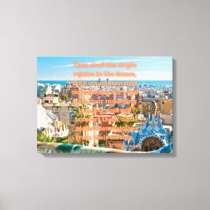 Lienzo Jeremiah 31:13 Biblia Verse KJV Pic Wall Art